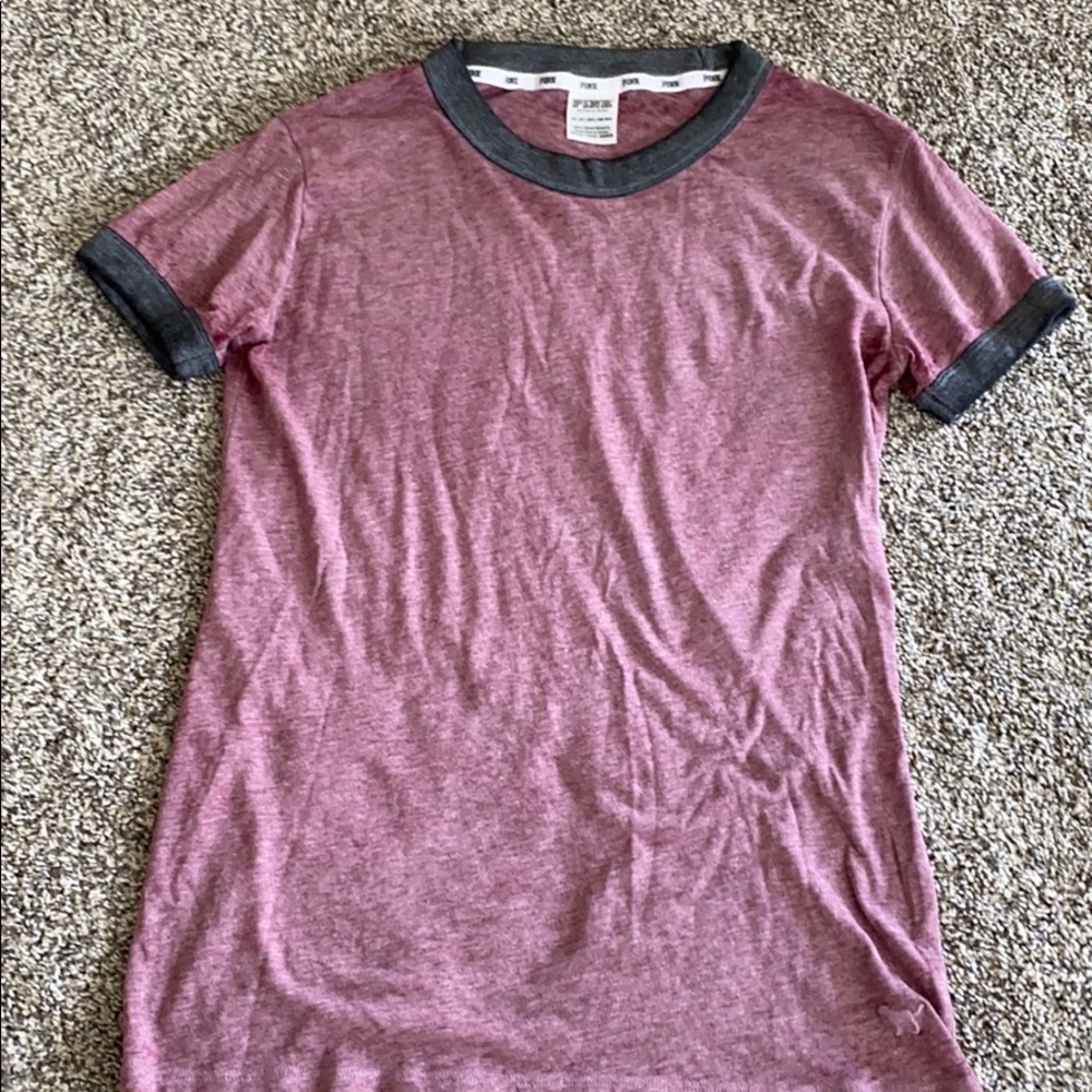 Pink brand Tee